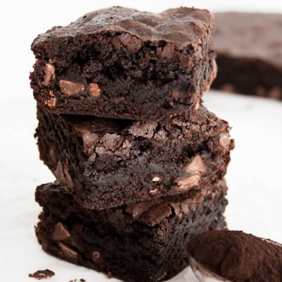 Black Cocoa Brownies