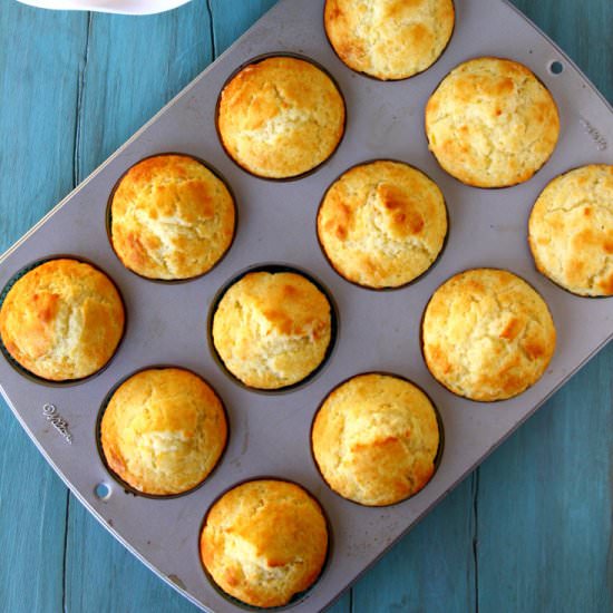 Fresh Orange Muffins & Zesty Glaze