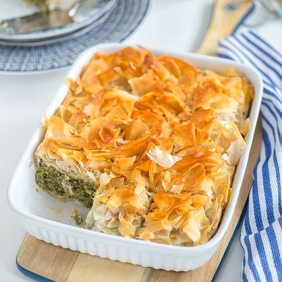 Easy spinach pie