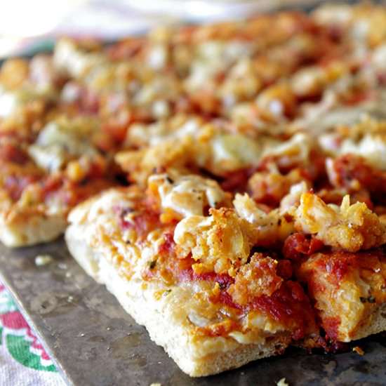 Chicken Parm Pull Apart Bread