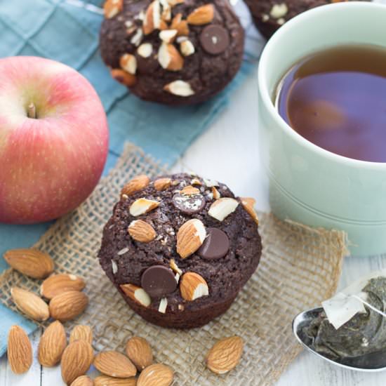 Skinny Chocolate Chunk Muffins