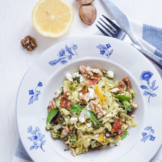 Pasta with Lemon and Pesto