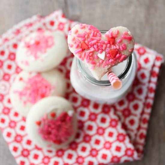 Almond Sprinkle Cookies
