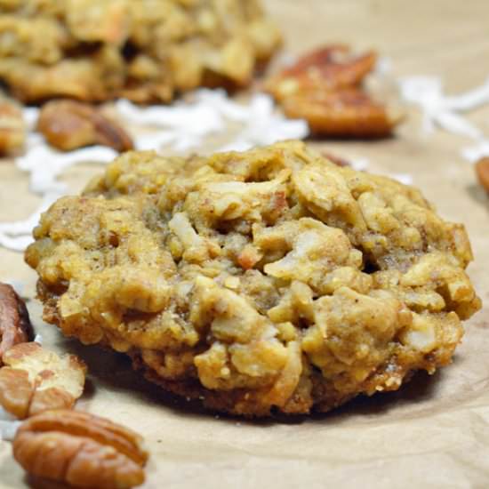 Oatmeal Coconut Pecan Cookies
