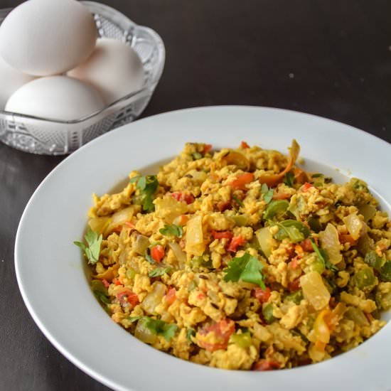 Mumbai Style Egg Bhurji