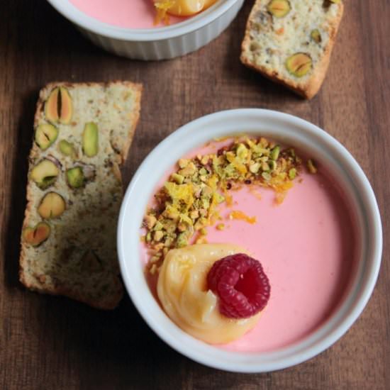 Raspberry Possets