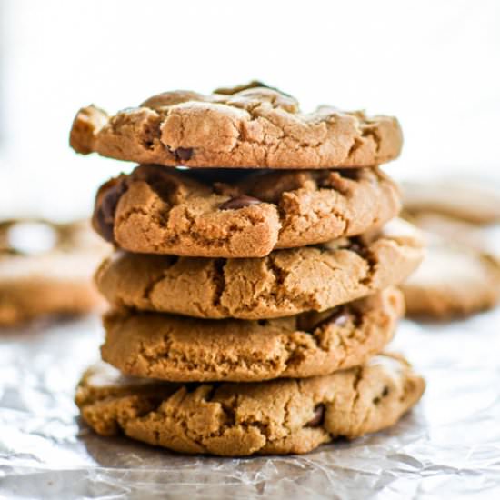 Peanut Butter Chocolate Chip Cookie