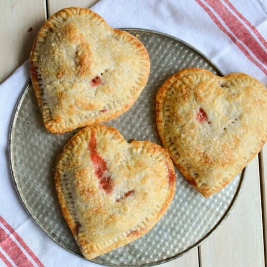 Strawberries & Cream Hand Pies