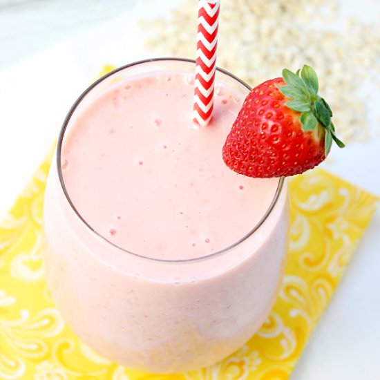 Strawberry Banana Oatmeal Smoothie