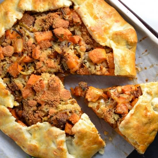 Sweet Potato & Bacon Galette