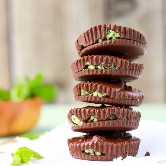 Homemade Peppermint Patty Cups