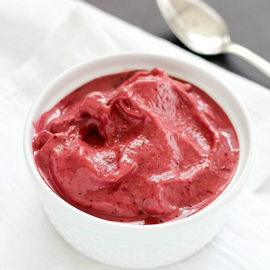 Easy Cherry Blender Sorbet