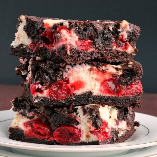 Cherry Cheesecake Brownies