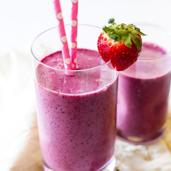 Berry Purple Power Smoothie
