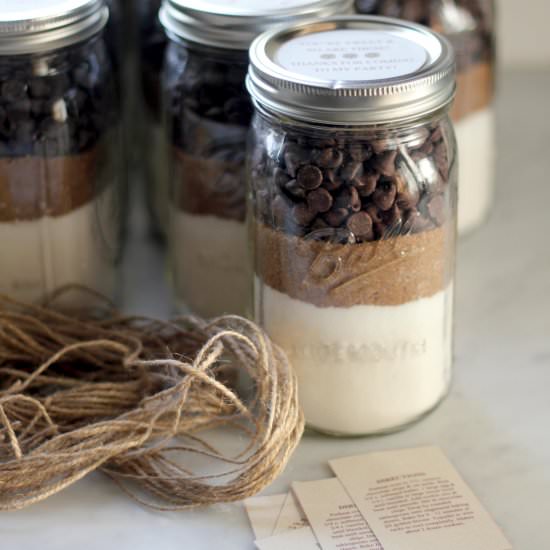Mason Jar Cookie Mix