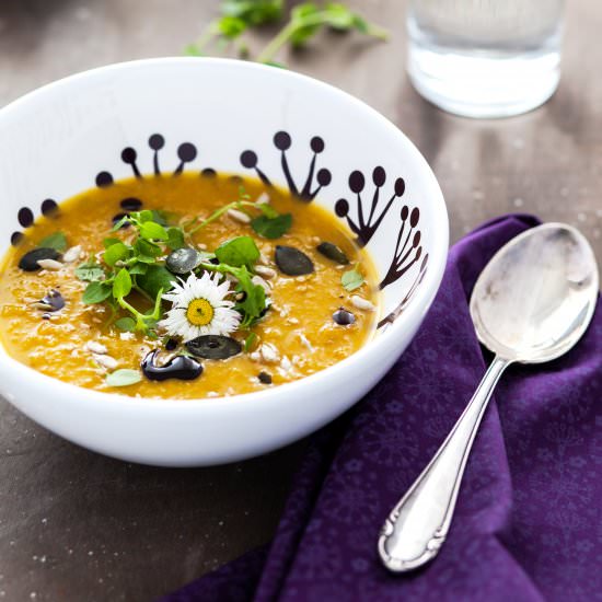 Pumpkin and Persimmon Soup