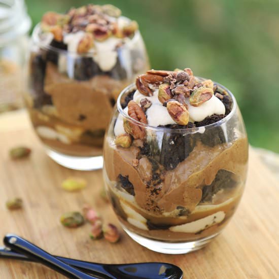Chocolate Brownie Parfait