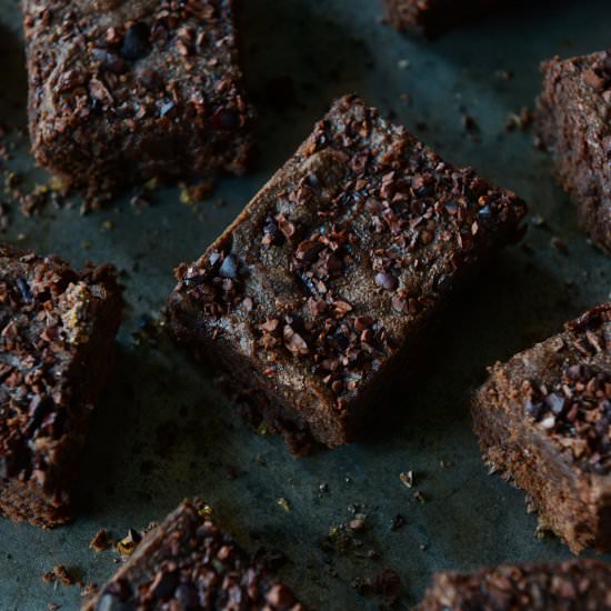 Dark Chocolate Peppermint Brownies