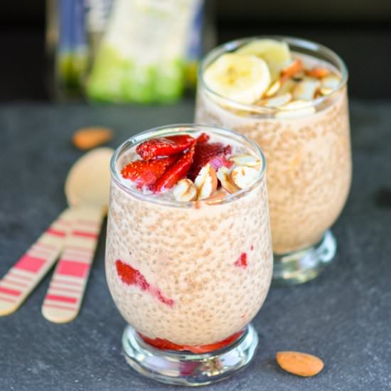 Chocolate Almond Chia Pudding