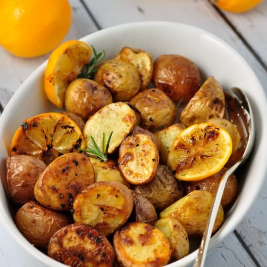 Crispy Lemon Oven-Roasted Potatoes