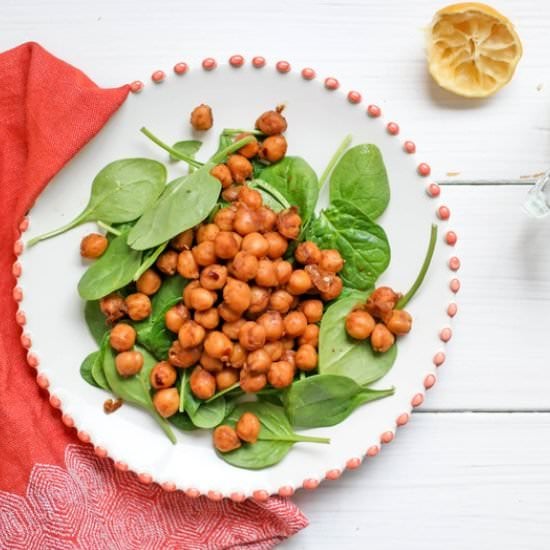 Chili Infused Chickpea Salad