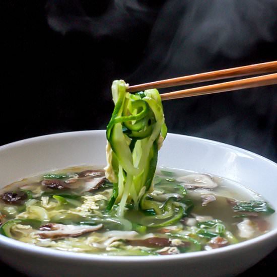 Egg Drop Soup with Zoodles