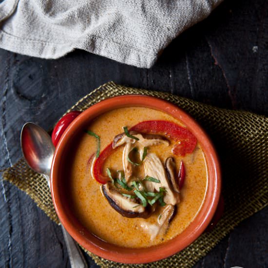 Coconut Curry Beer Chicken Soup