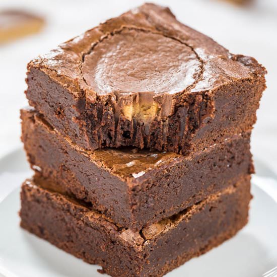 Fudgy Peanut Butter Cup Brownies