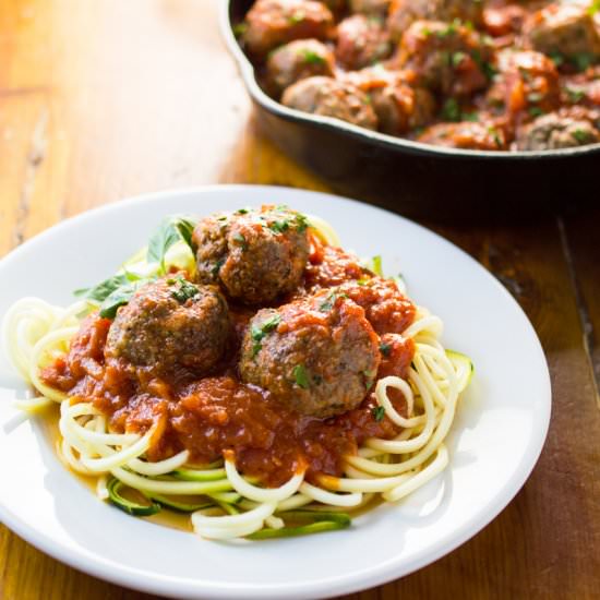 Grain Free Italian Meatballs