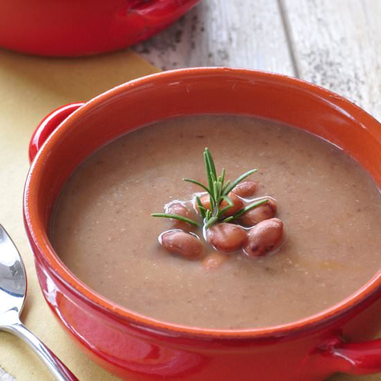 Potato and bean soup