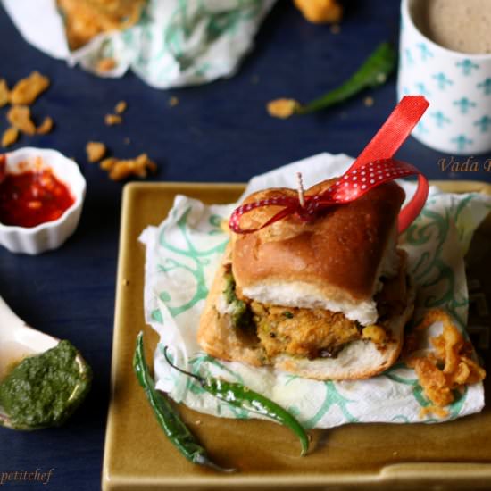 Vada Pao or Indian Burger