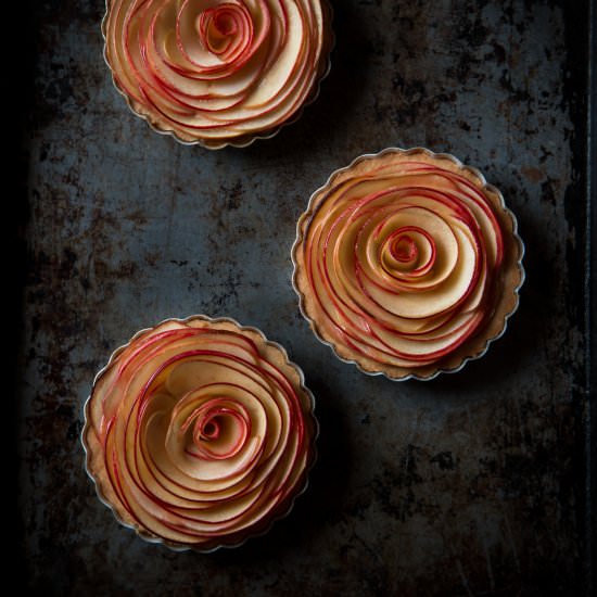 Caramel Apple Tartlets with Cajeta