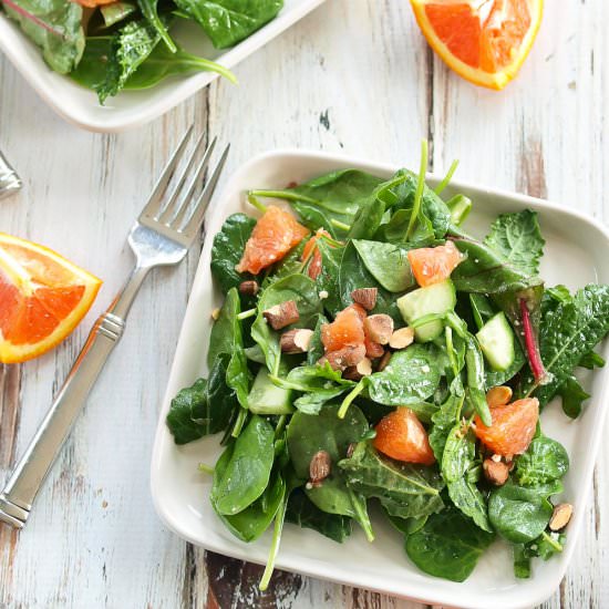 Green Salad with Cara Cara Orange