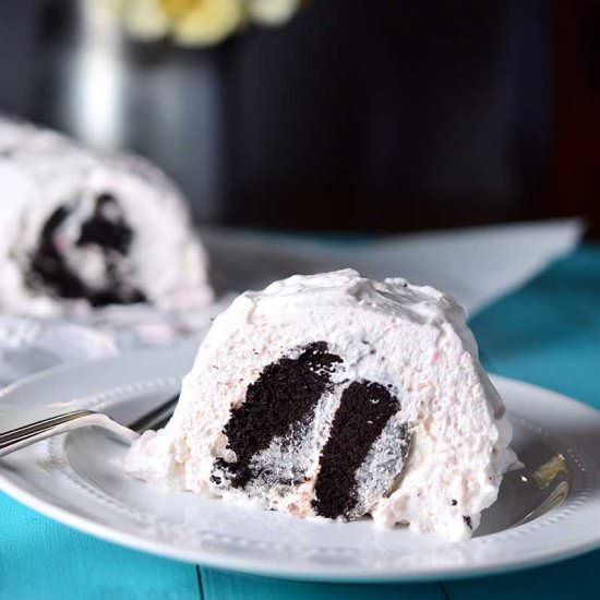 Strawberry Cream & Chocolate Cake