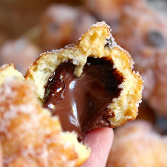 Truffle Filled Doughnuts