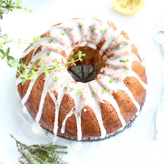 Lemon Yoghurt Spelt Cake