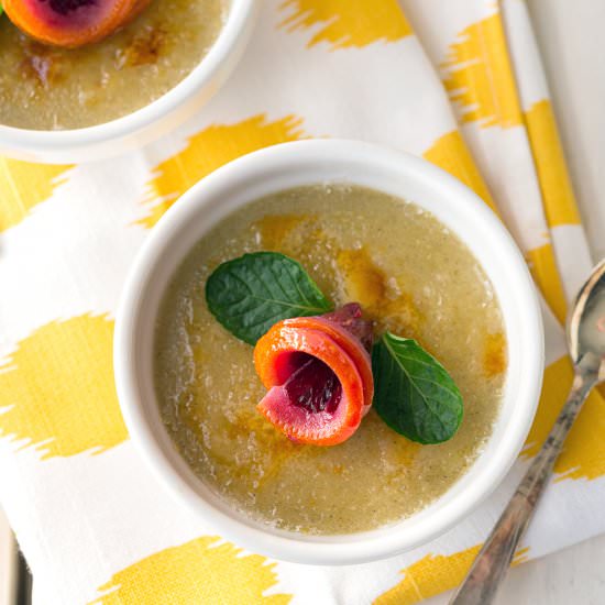 Vegan Cardamom Crème Brûlée