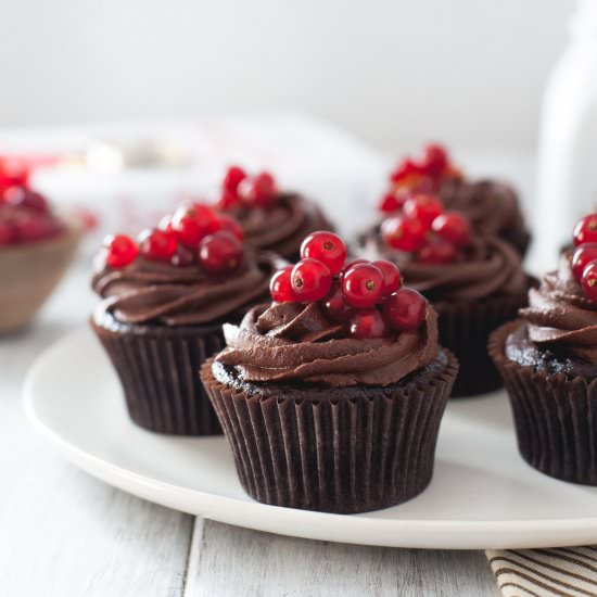 Double Chocolate Cupcakes