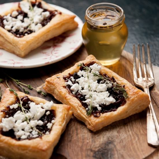 Caramelised Onion and Goat’s Cheese