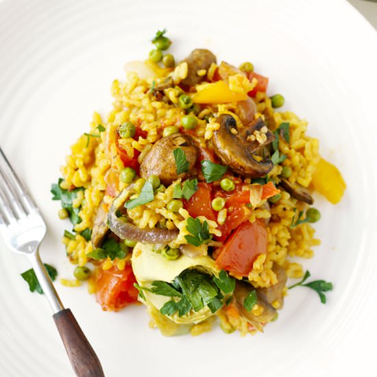 Vegan Spanish Paella
