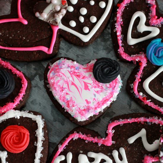 Healthy Chocolate Cut-out Cookies