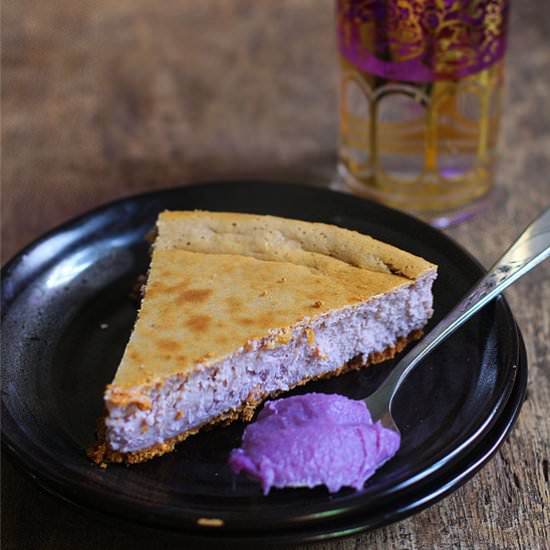 Ube Cheesecake (Purple Yam)