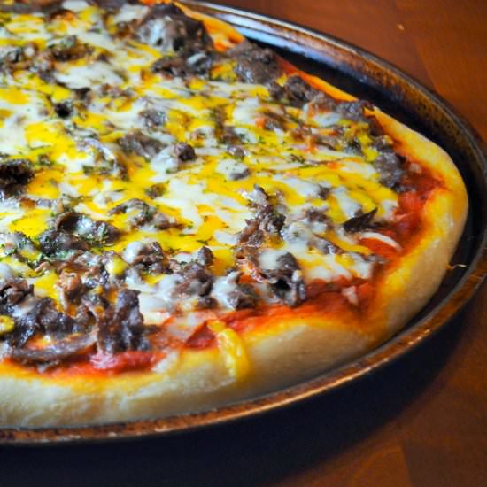 Philly Cheesesteak Pizza