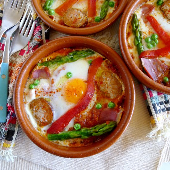 Baked Flamenco Eggs