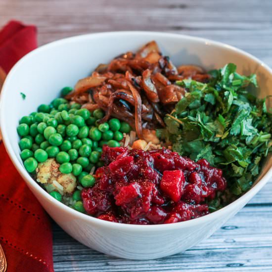 Indian Burrito Bowl