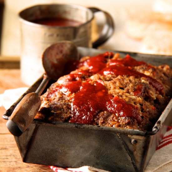 Chili Glazed Meat Loaf