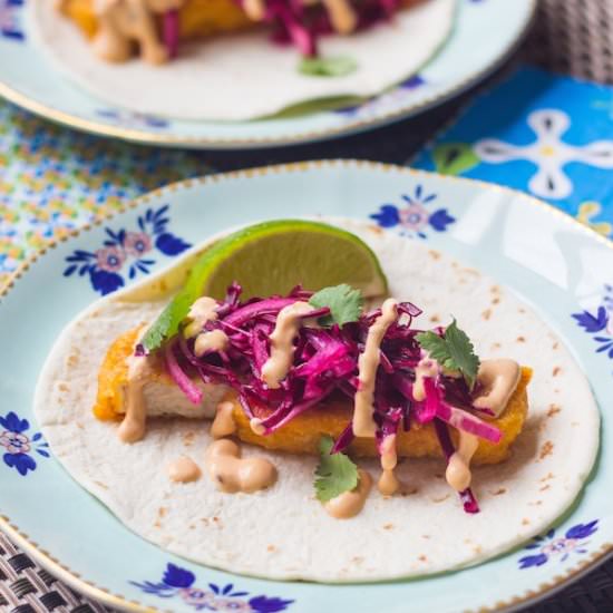 Gardein Fishless Tacos