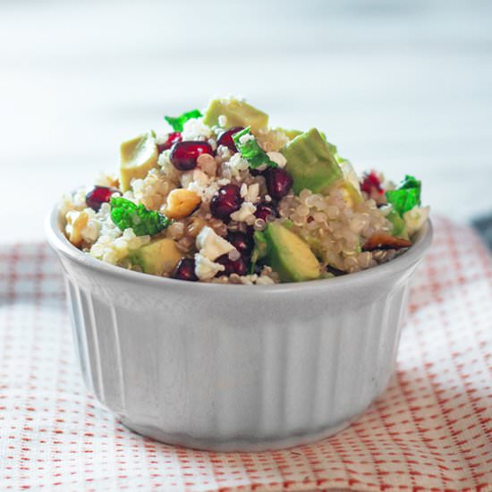 Pomegranate Quinoa Salad