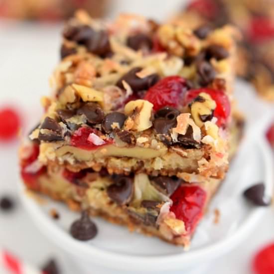 Cherry Coconut Magic Bars
