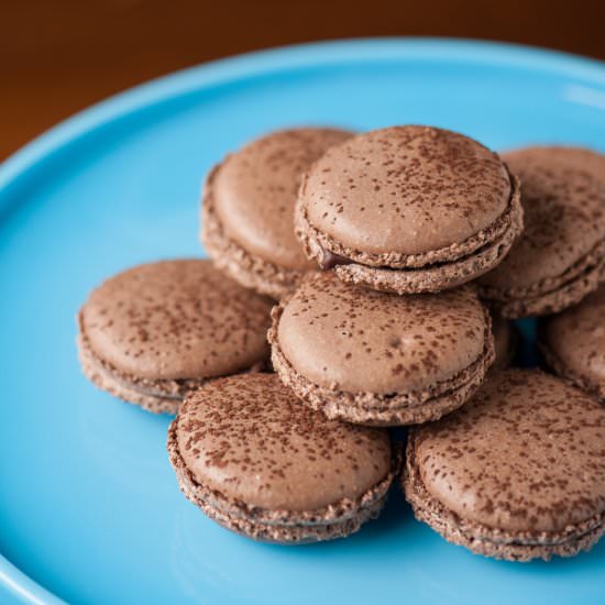 Chocolate French Macarons